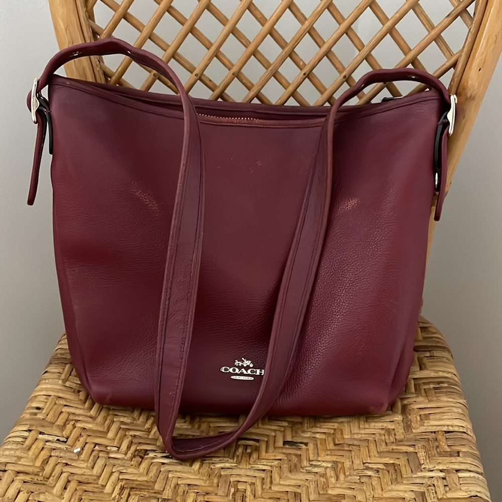 Coach Leather Shoulder Bag